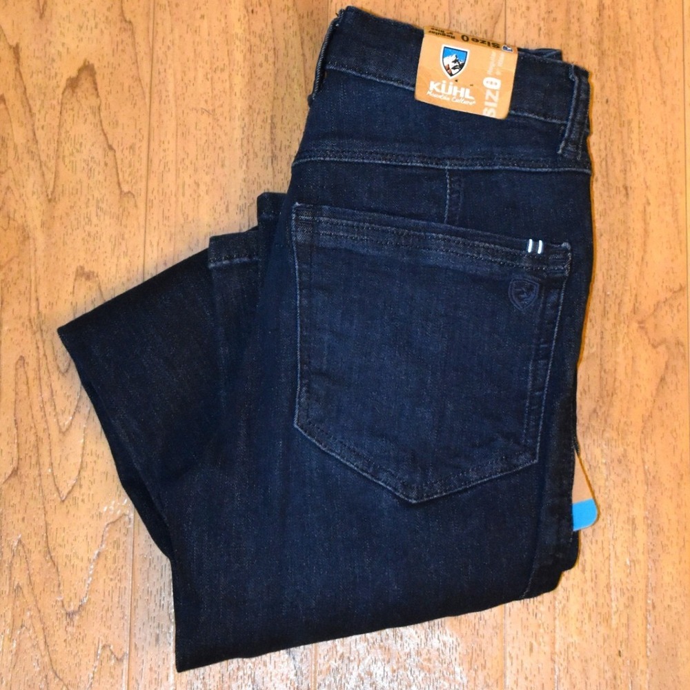 Kuhl Kontour Flex Denim Skinny Women Size 0 Midnight Blue NEW 9 Inch Rise 6382